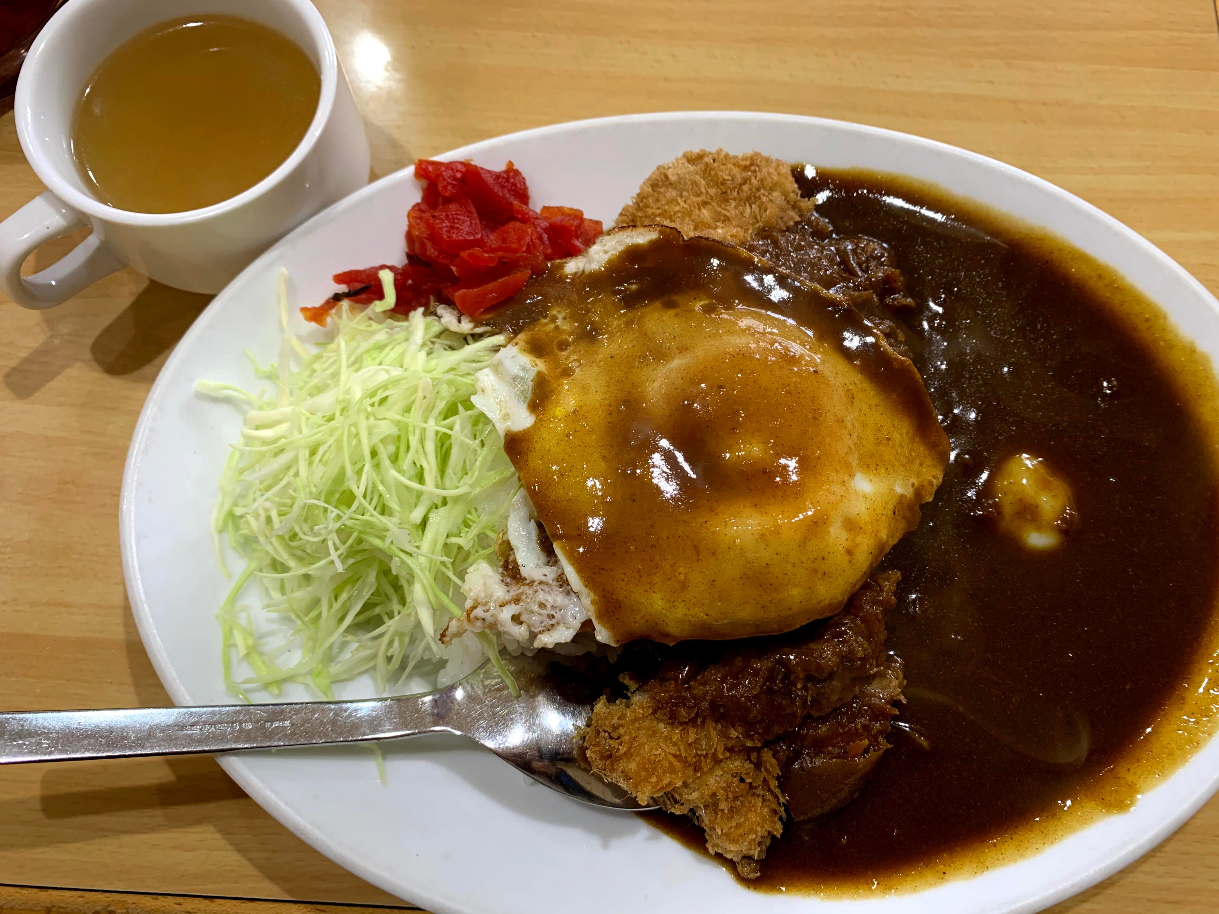 カツカレー @ キッチンヨッチ(江戸川橋 / 東京) カツカレー @ キッチンヨッチ(江戸川橋 / 東京)